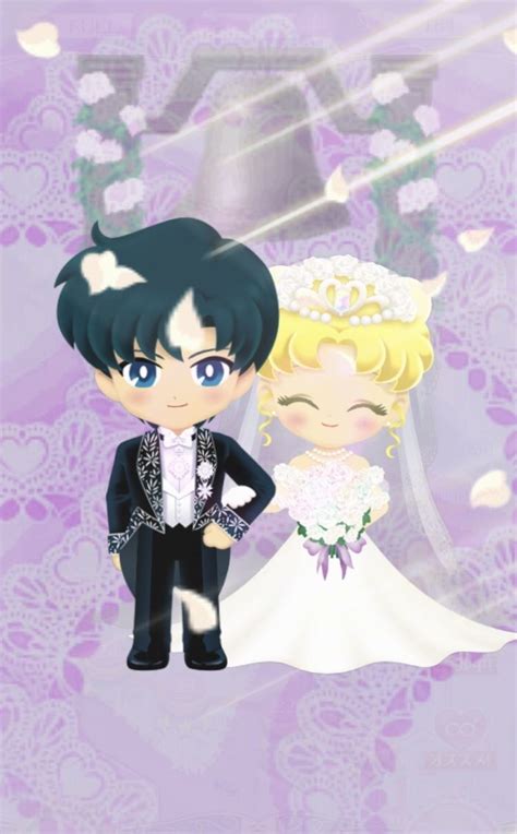 USAGI & MAMORU WEDDING *SAILOR MOON DROPS Sailor Moon Drops, Sailor ...