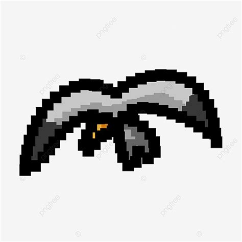 Bird Pixel Art PNG Image, Pixel Art Game Supplies Gray Bird, Abstract, Game Props, Color Clip ...