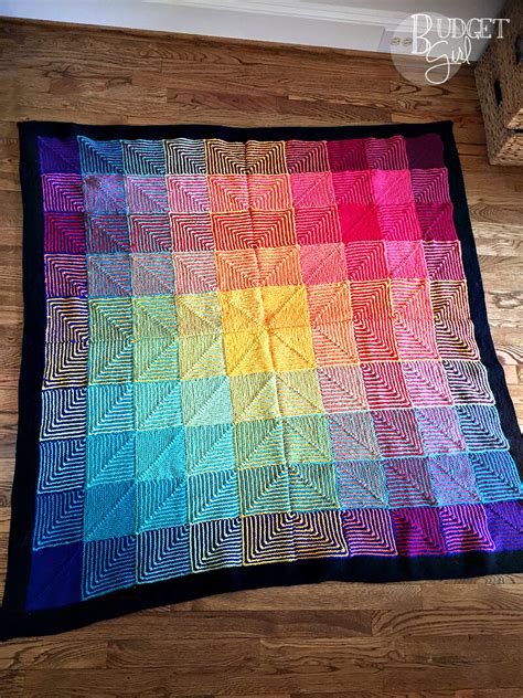 Rainbow Hue Shift Blanket - Tastefully Eclectic