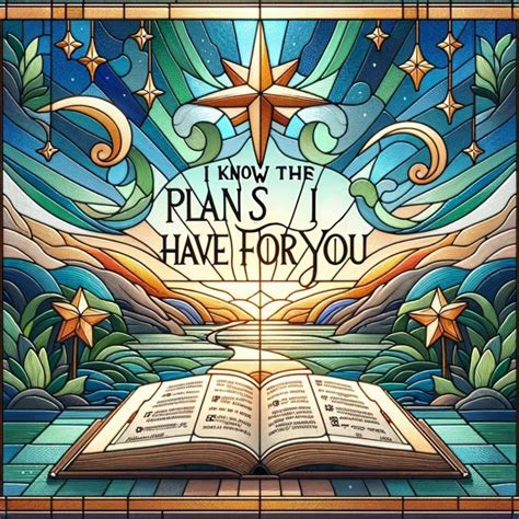 Jeremiah 29:11 I Know the Plans I Have for You Window Cling Christian Art Window Sticker Decal ...