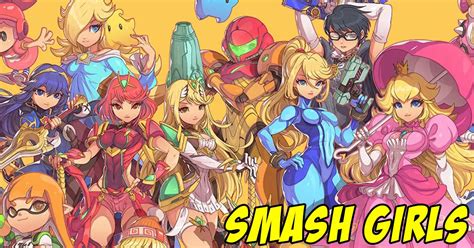 The ladies of Super Smash Bros. all come together in this gorgeous ...