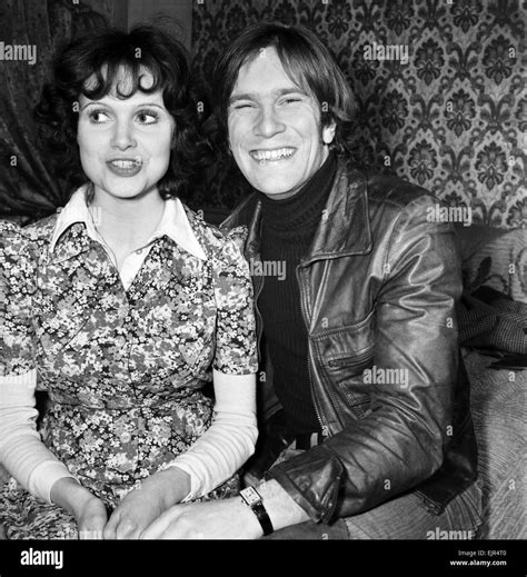 Actor Nicky Henson poses with actress Madeleine Smith. 7th March 1975 ...