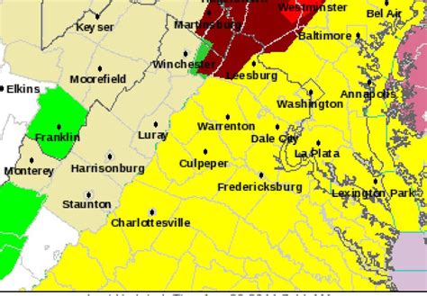 Severe Weather for Woodbridge, Prince William County Thursday ...