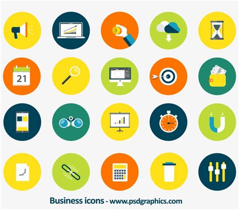 Business Icons - Business Icon Vector Png - 5000x3750 PNG Download - PNGkit