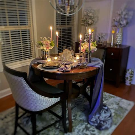 Romantic Dinner – Table Setting for Valentine’s Day at Home – Heart Inspired Designs by Dasia