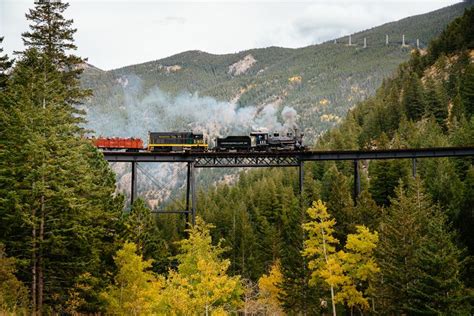 The Georgetown Loop Railroad is one of the oldest trains in Colorado. These trains are old ...