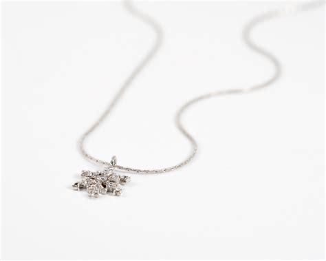 Snowflake Set/snowflake Earrings/snowflake Necklace/silver Snowflake Set/necklace for Women ...