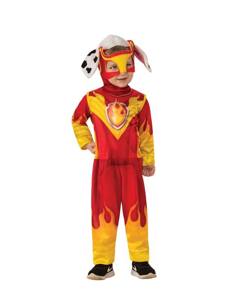 Paw Patrol Mighty Pups Marshall Costume - PartyBell.com