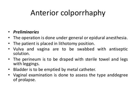 Pelvic organ prolapse