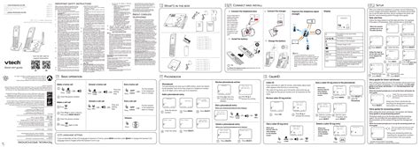 VTech IS8121-X IS8122-X Quick Start Guide | Technical Specifications