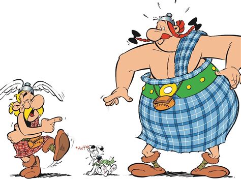 Obelix in new outfit - from the 2013 album: Asterix and the Picts in 2019 | Cartoon, Fun comics ...