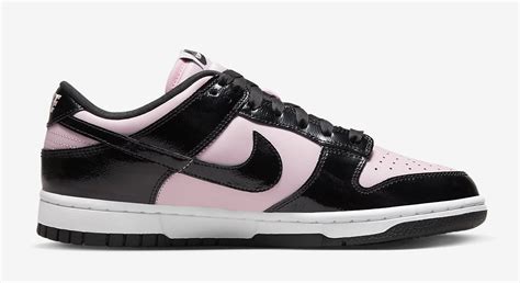 Nike Dunk Low Pink Black Patent DJ9955-600 Release Date