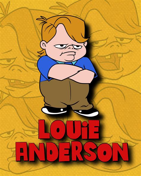 Louie Anderson cartoon (Life With Louie). Drawn traditionally, inked and colored in Photoshop ...