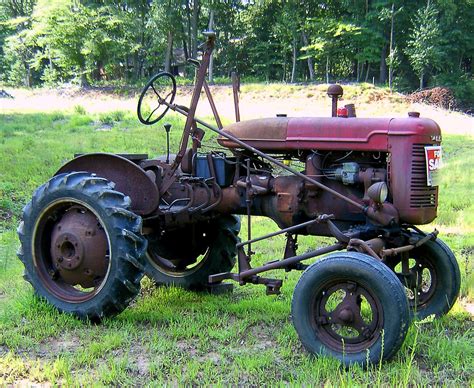 Old Rusted Antique Tractor For Sale - Love's Photo Album