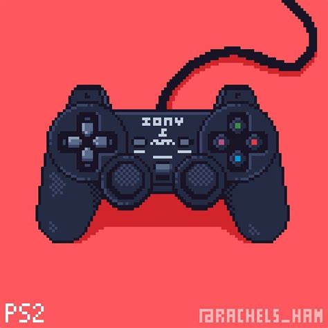 Tonight's super sleepy drawing is a PS2 controller 🕹😴 More on my profile! Drawn in Pixaki app ️💨 ...
