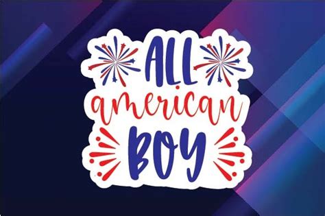 All American Boy Graphic by T-shirt Shop · Creative Fabrica