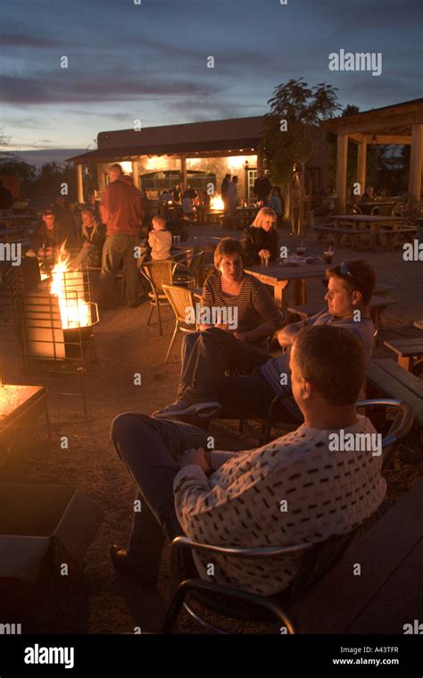 San Tan Flats restaurant at foot of San Tan Mountains in Queen Creek, Arizona, USA Stock Photo ...