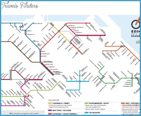 Edinburgh Metro Map - TravelsFinders.Com