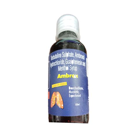 Buy AMBROX SUGAR FREE Syrup 100ml Online at Upto 25% OFF | Netmeds