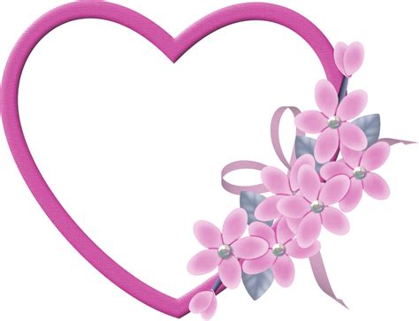 Love Vector Flower Heart PNG Image - PNG Mart