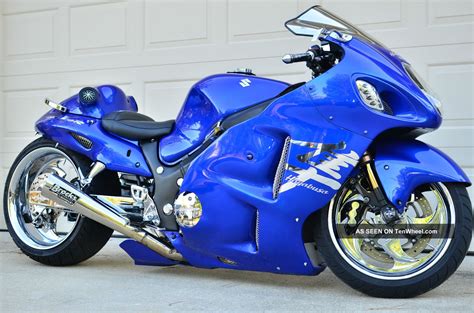 2007 Suzuki Hayabusa Gsx1300r Air Ride Suspension, 240 Kit, Sound System, Chromed