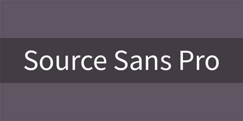 Source Sans Pro Font Free by Adobe » Font Squirrel