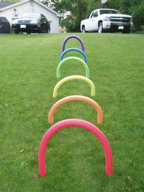 Pool noodle obstacle course ages 2 – Artofit