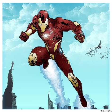 [OC] Iron-man comic art : r/comicbookart