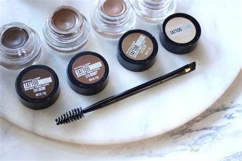 Maybelline Tattoo Studio Brow Pomade shade range | Maybelline tattoo, Maybelline brow pomade ...