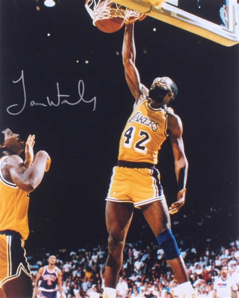 James Worthy Signed Lakers 16x20 Photo (PSA COA) | Pristine Auction