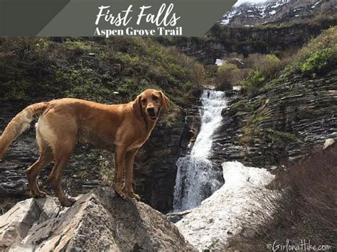 First Falls, Aspen Grove Trail - Girl on a Hike