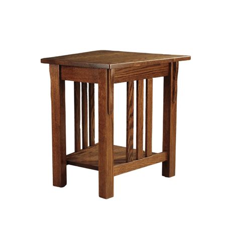 Modern Mission Large Wedge Table | Amish Furniture Haus