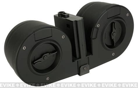 Tokyo Marui 1200 Round Twin Drum Magazine for M4 Series Airsoft AEGs, Accessories & Parts ...