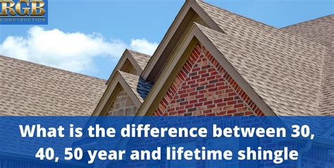 What Is The Difference Between 30, 40, 50 Year And Lifetime Shingles?