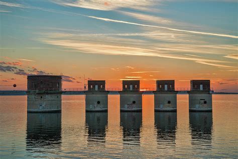 Lake Murray Sunset Photograph by Stephen McCloskey - Fine Art America