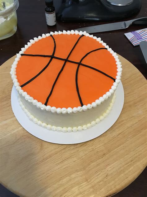 Basketball Cake | Basketball birthday cake, Cake designs birthday, Cake