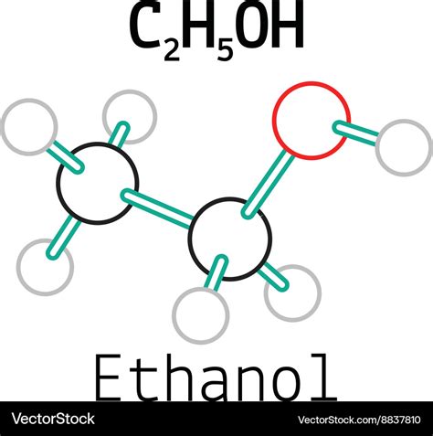 C2h5oh Ethanol Molecule Royalty Free Vector Image | Free Nude Porn Photos