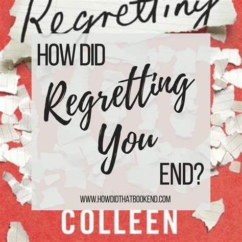 Colleen Hoover | Regretting You – Bookends