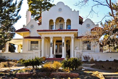 1900s Mission Revival home in Denver, CO. Colonial Revival Architecture, Types Of Architecture ...