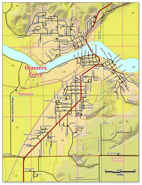 Bonners Ferry Idaho Map – Verjaardag Vrouw 2020