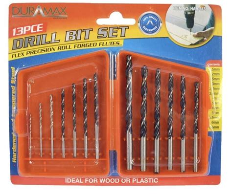 Drill Bit Set 13pc - Buy Cheap Hardware Essentials - BargainPlus.com.au