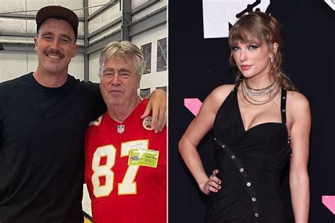 Travis Kelce Jokes About Seeing His Dad Talk to Taylor Swift at Chiefs Game: 'Terrifying ...