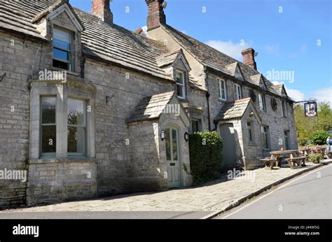 The Bankes Arms public house in Studland, Dorset, home of the Isle of Purbeck brewery Stock ...