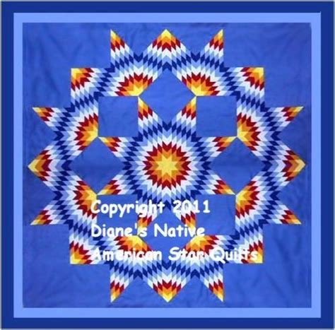 Diane's Native American Star Quilts Lone Star Quilt Pattern, Patchwork Quilt Patterns, Quilt ...