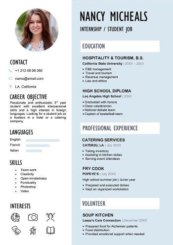 100 Resume Templates in Word Format (Free Download)