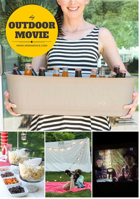 DIY Outdoor Movie Night - MomAdvice