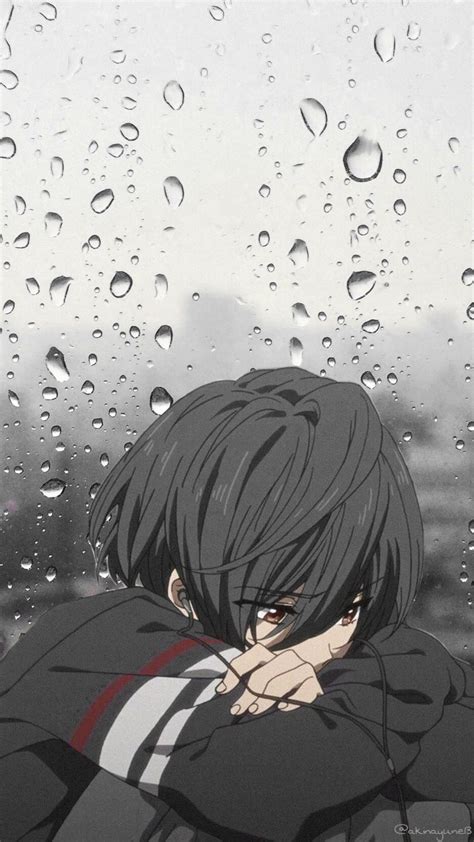 Sad Guy Anime Black Wallpapers - Wallpaper Cave