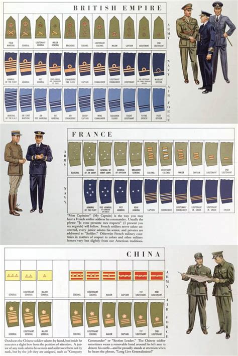 √ French Army Rank Insignia Ww2 - Va Navy USA