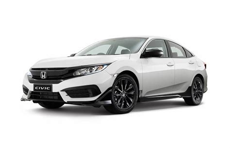 2016 Honda Civic sedan gets sporty Black Pack option in Australia ...