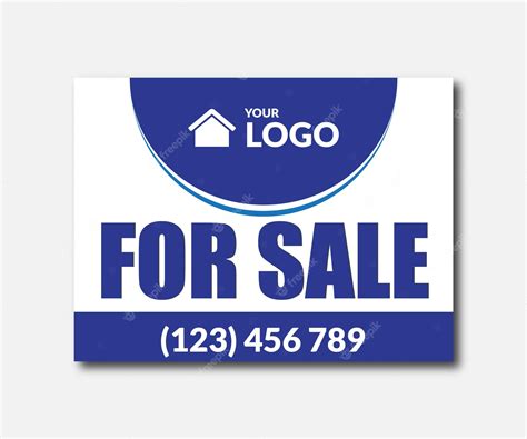 Premium Vector | Land for sale home for sale yard sign design